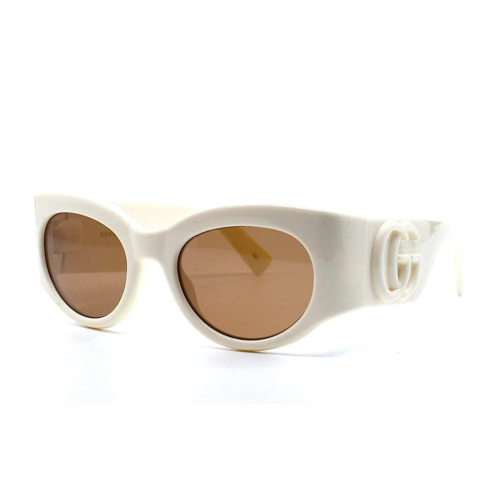 NEW GUCCI GG1544S 004 IVORY BROWN AUTHENTIC SUNGLASSES - Picture 6 of 16